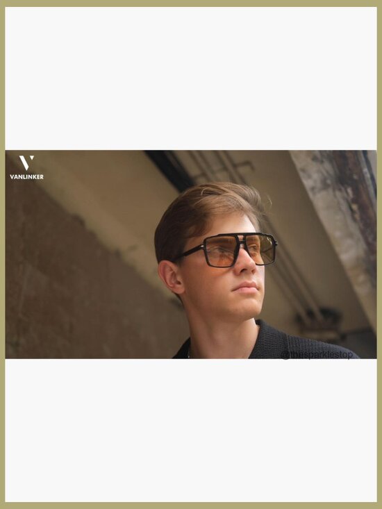 Polarized Plastic Aviator Sunglasses with UV400 Protection main image 6